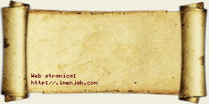 Žanka Vojinović vizit kartica